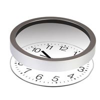 OROLOGIO DA PARETE IN PLASTICA E VETRO